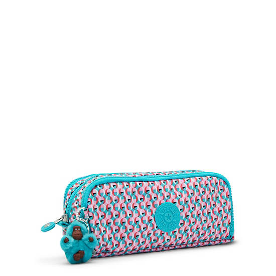 Kipling Gitroy Klassieke Printed Pencil Case Tassen Roze | BE 1900CT